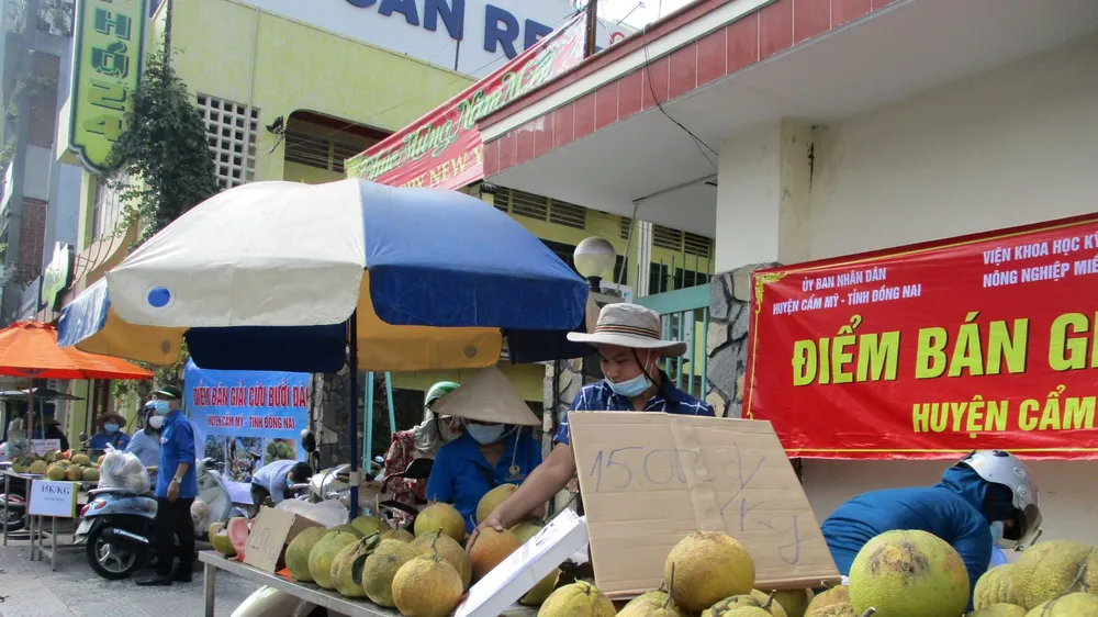 Bưởi Đồng Nai được người dân TPHCM “giải cứu”