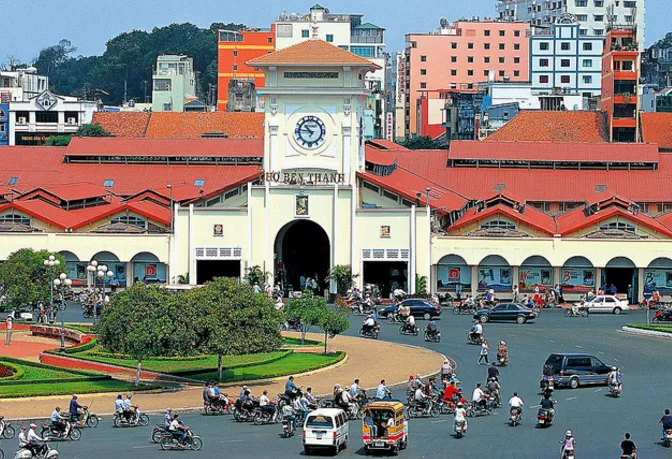 Thiết kế cảnh quan đường Lê Lợi, chợ Bến Thành