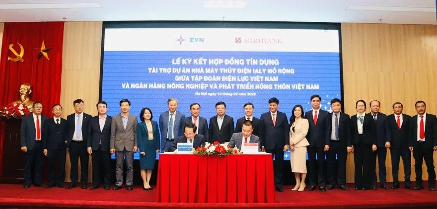 Agribank và Tập đoàn Điện lực Việt Nam ký hợp đồng tín dụng cho Dự án Nhà máy thủy điện Ialy mở rộng 