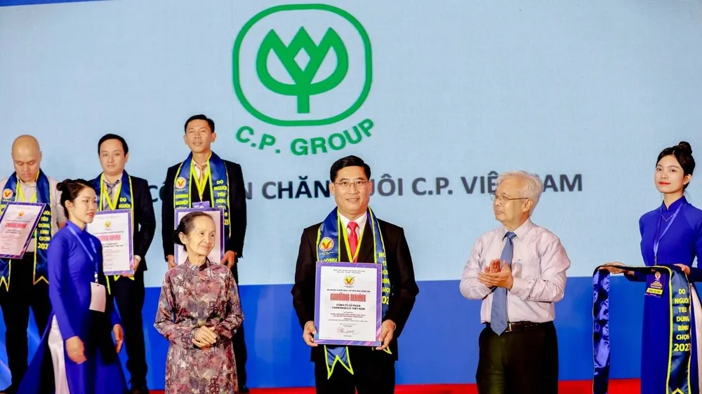 C.P. Việt Nam tiếp tục đạt hàng Việt Nam chất lượng cao năm 2023