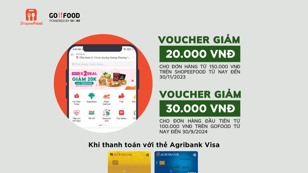 Đón mùa lễ hội cùng thẻ Agribank Visa