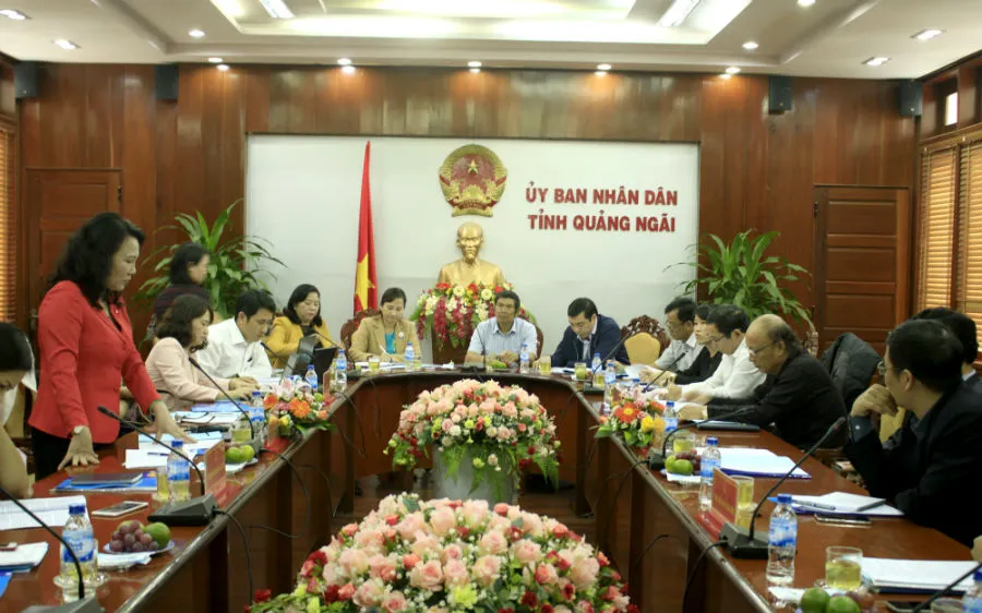 Thứ trưởng Nguyễn Thị Nghĩa làm việc với tỉnh Quảng Ngãi