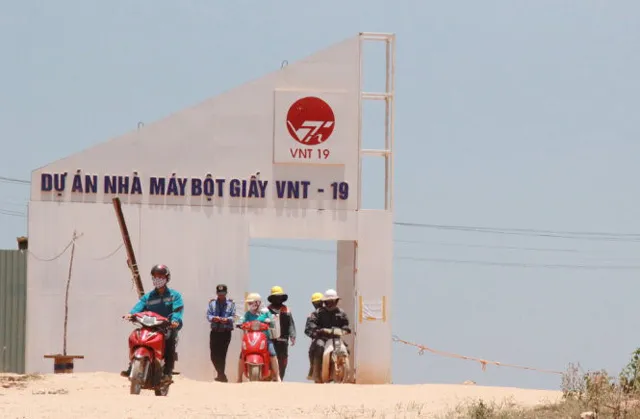 Dự án nhà máy bột giấy VNT19 làm ảnh hưởng đất nông nghiệp, sản xuất của người dân