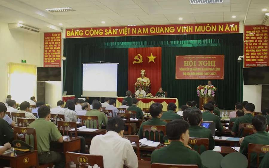 Quảng Ngãi: 20 năm thực hiện Pháp lệnh Bộ đội Biên phòng