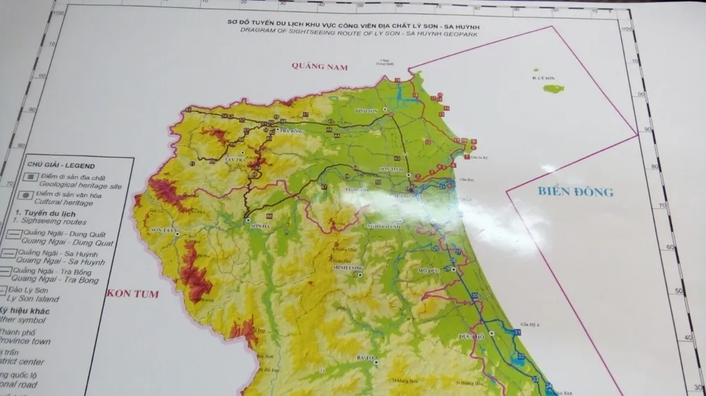 Mở rộng phạm vi công viên địa chất Lý Sơn-Sa Huỳnh đến 4.000km2