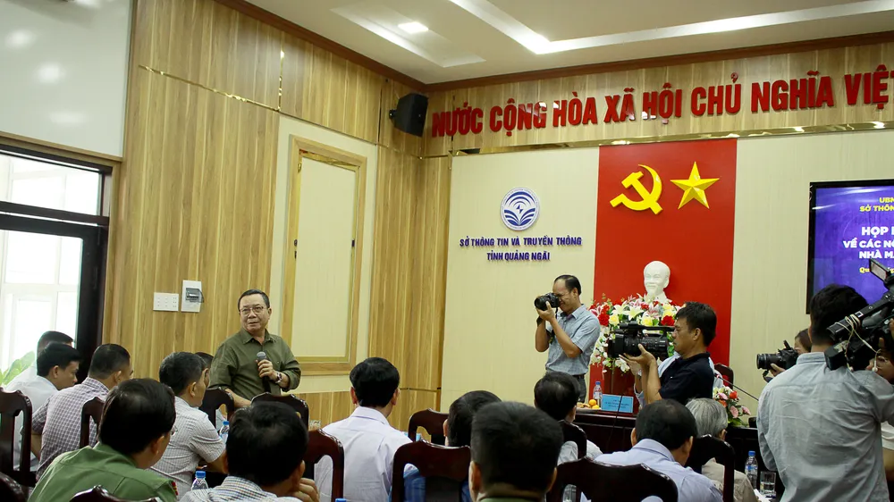 Quảng Ngãi: Giải đáp các vấn đề về xả thải ra biển và xây dựng Nhà máy Bột-Giấy VNT19