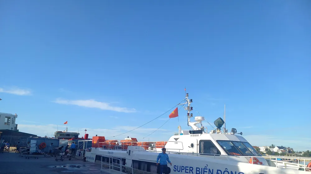 Quảng Ngãi: Cầu cảng Sa Kỳ chưa đáp ứng năng lực khai thác vận tải hành khách