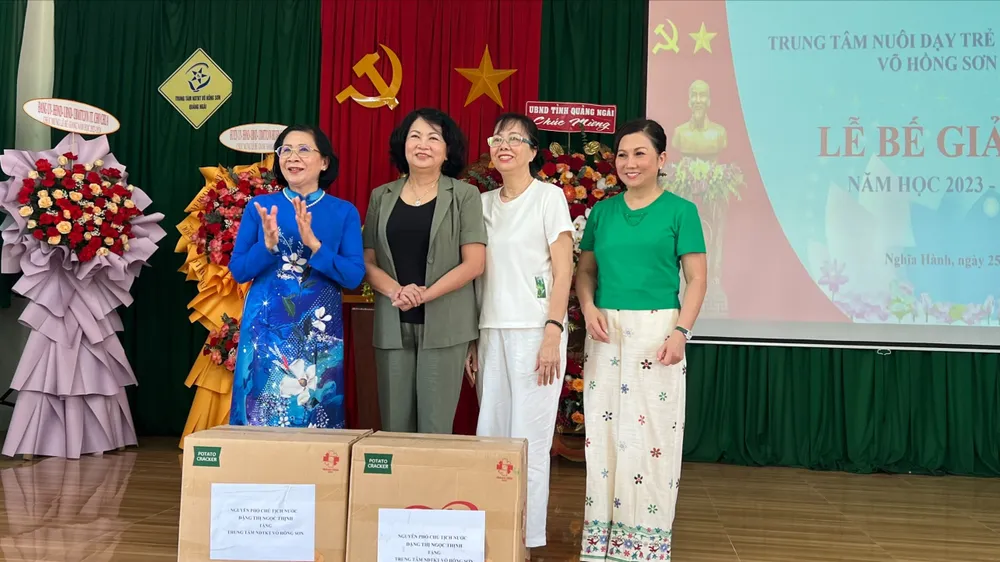 Hơn 2,5 tỷ đồng ủng hộ cho Trung tâm Nuôi dạy trẻ khuyết tật Võ Hồng Sơn