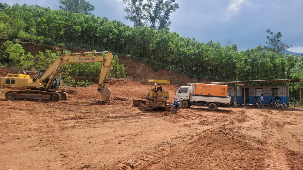 Vi phạm khai thác khoáng sản, một doanh nghiệp Quảng Ngãi bị phạt 238 triệu đồng
