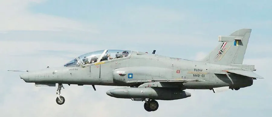 Một máy bay chiến đấu Hawk 108 của Không quân Hoàng gia Malaysia. Ảnh: RMAF