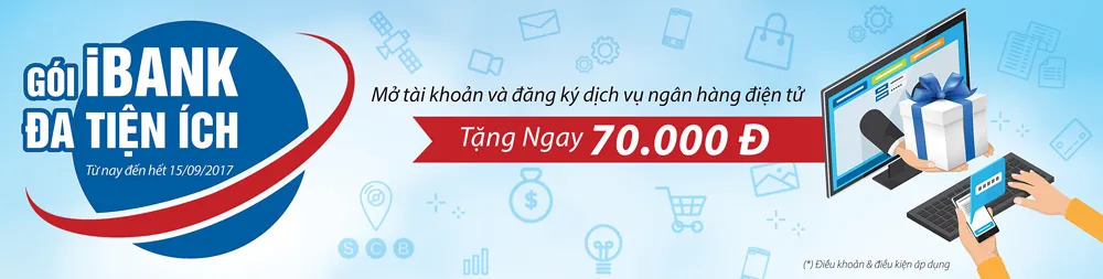 Tiện lợi hơn - ưu đãi nhiều hơn khi sử dụng trọn gói các sản phẩm dịch vụ của SCB