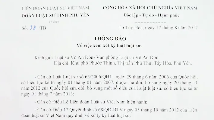 Xem xét kỷ luật đối với một luật sư vì nói xấu nghề trên facebook
