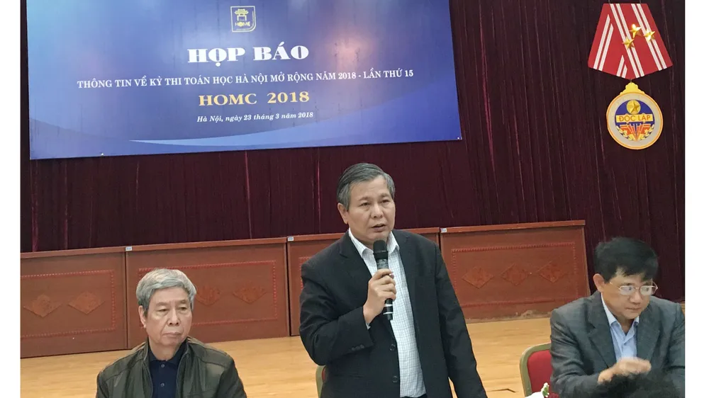Kỳ thi Toán học Hà Nội mở rộng 2018: Lần đầu tiên có sự tham gia của thí sinh quốc tế 