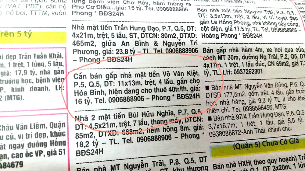 Cảnh giác trò lừa cò môi giới