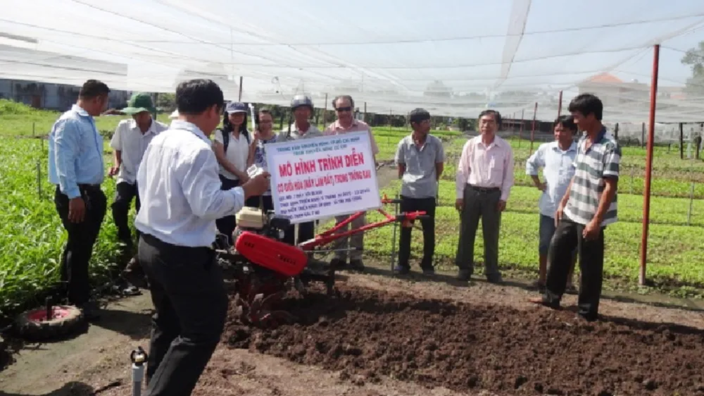 Lợi ích cơ giới hóa trên cây rau