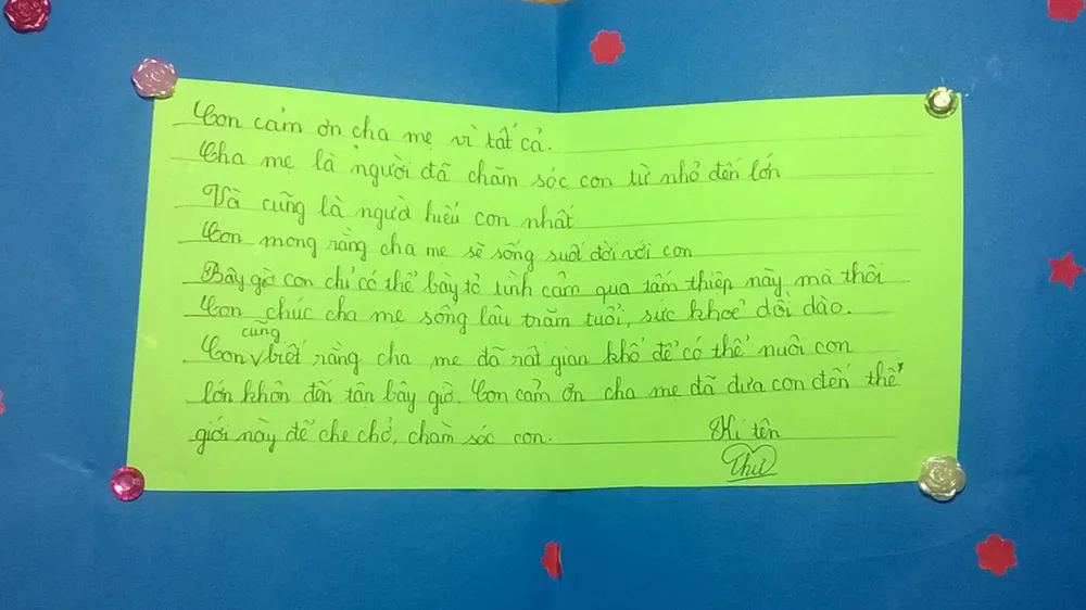 Việc làm nhỏ, ý nghĩa lớn