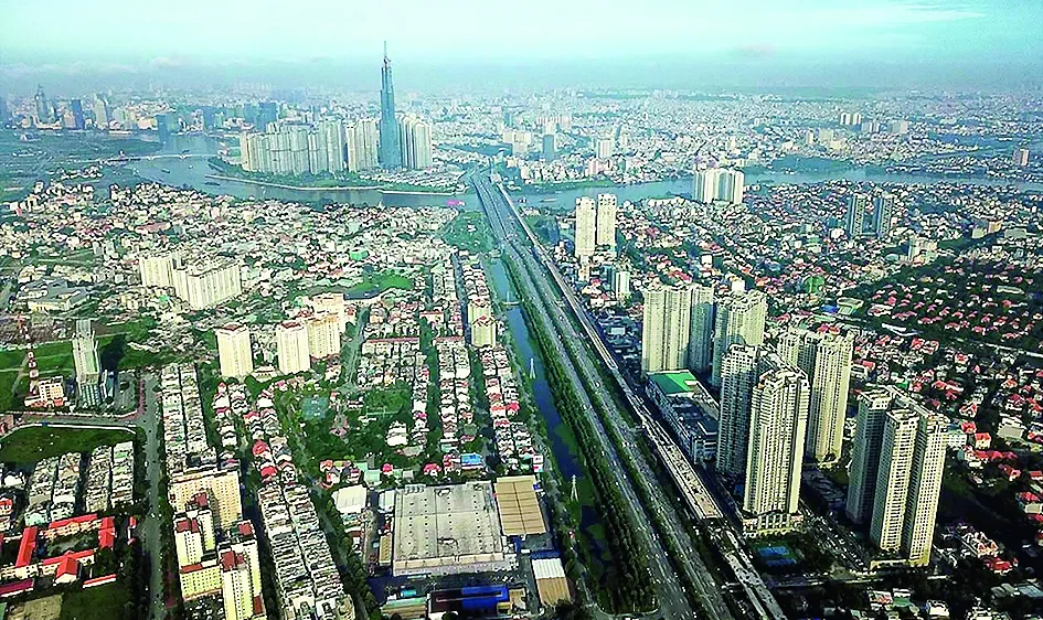 Ngắm thành phố lung linh từ trên cao
