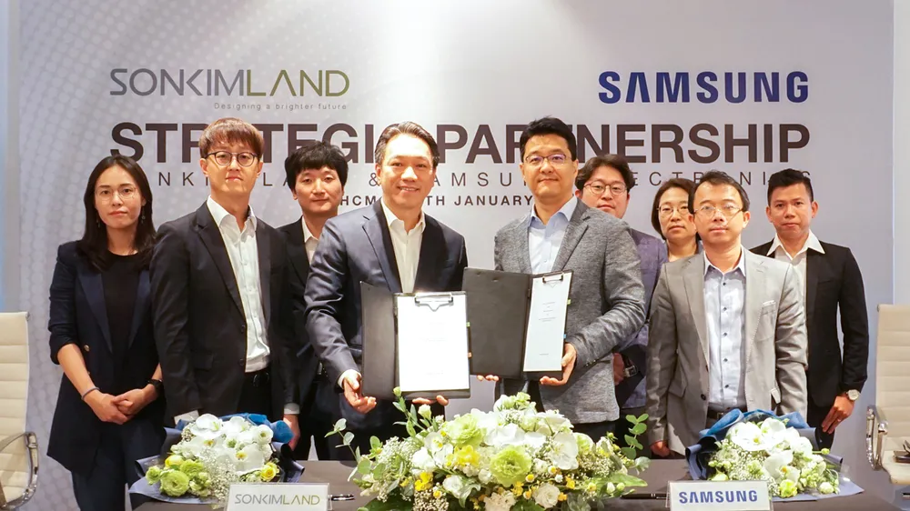 SonKim Land và Samsung Electronics ký kết hợp tác chiến lược