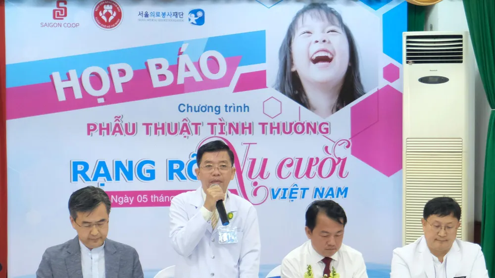 Bệnh viện Răng Hàm Mặt TPHCM và Saigon Co.op hợp tác phẫu thuật miễn phí cho trẻ em