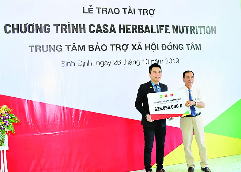 Quỹ HNF công bố hỗ trợ dinh dưỡng năm thứ 7 cho Trung tâm Bảo trợ xã hội Đồng Tâm