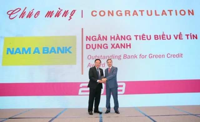 Nam A Bank nhận giải thưởng "Ngân hàng tiêu biểu về tín dụng xanh" năm 2019