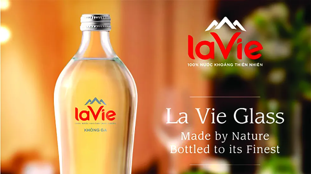 Chai thủy tinh La Vie dễ tái chế