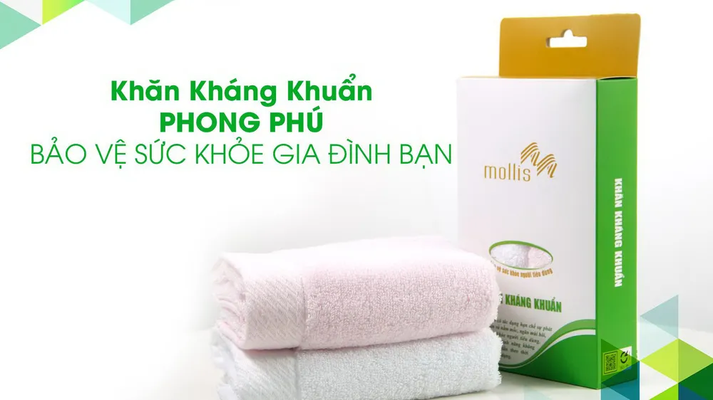 Phong Phú ra mắt sản phẩm khăn kháng khuẩn cao cấp 