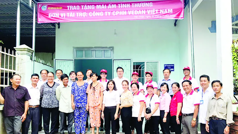 Vedan Việt Nam trao tặng “Mái ấm tình thương” cho hộ dân khó khăn tại xã Tân Hiệp tỉnh Đồng Nai