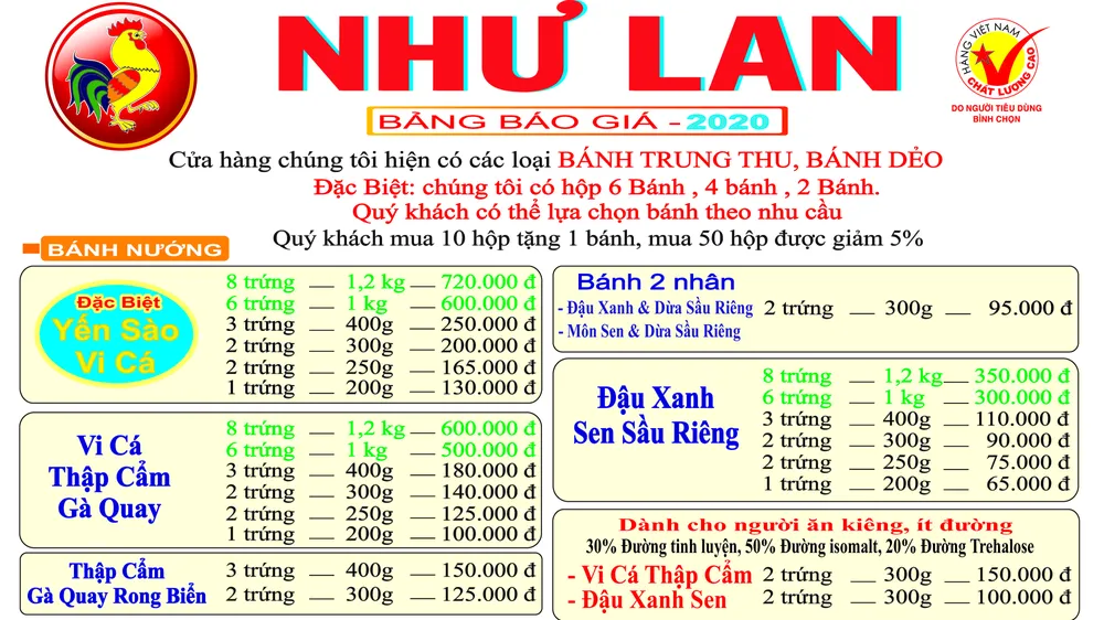 Bánh Trung thu Như Lan: Hương vị truyền thống, trọn vẹn nghĩa tình