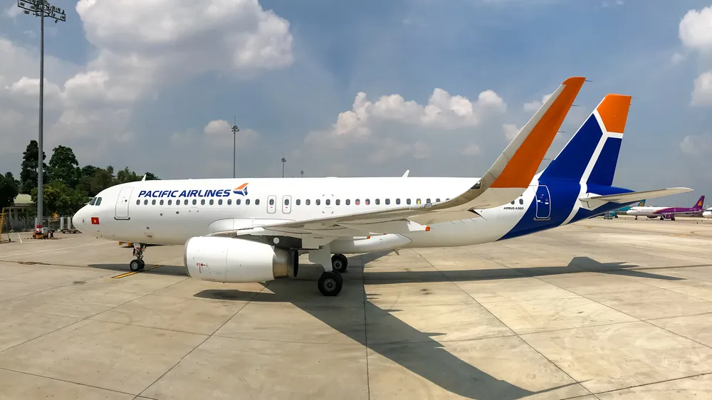 Màu sắc thương hiệu mới của máy bay Pacific Airlines 