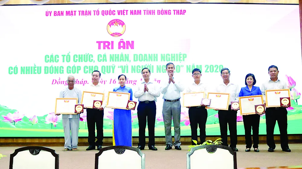 Công ty TNHH MTV Xổ số kiến thiết Đồng Tháp tham dự Hội nghị triển khai thực hiện các hoạt động hưởng ứng Tháng cao điểm “Vì người nghèo” năm 2020
