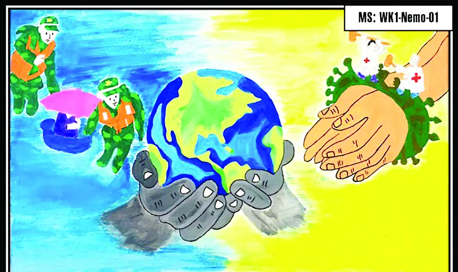 Hệ thống Trường mầm non Thế giới trẻ thơ (Worldkids): Đấu giá tranh “Chia sẻ yêu thương”
