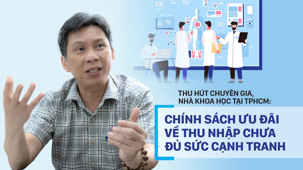 Thu hút chuyên gia, nhà khoa học tại TPHCM: Chính sách ưu đãi về thu nhập chưa đủ sức cạnh tranh