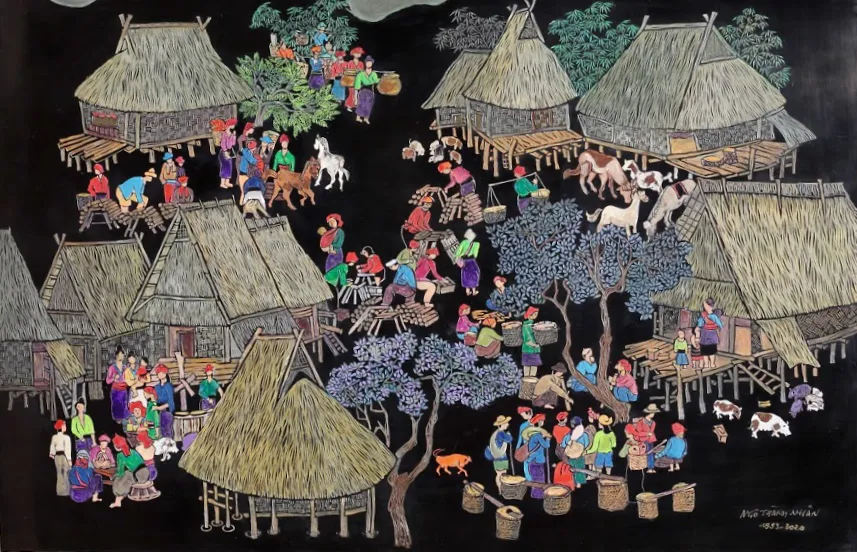 Triển lãm tranh của họa sĩ Ngô Thành Nhân tại Peony & Iris Art Gallery