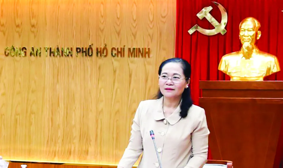 Đồng chí Nguyễn Thị Lệ phát biểu chỉ đạo tại buổi làm việc