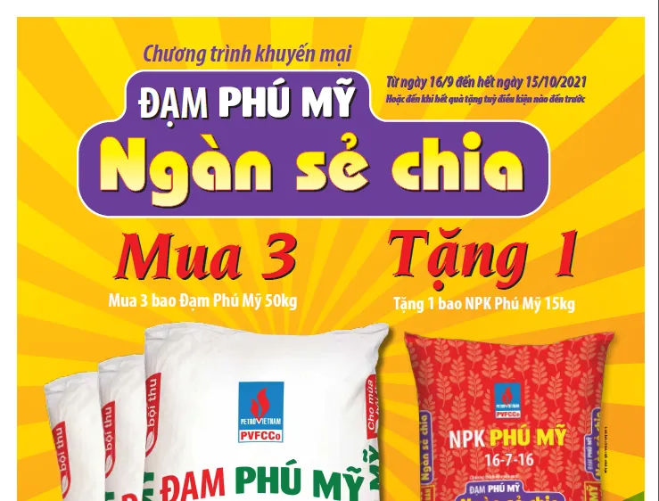 Hơn 3.000 tấn phân bón trị giá hơn 30 tỷ đồng tặng bà con nông dân 