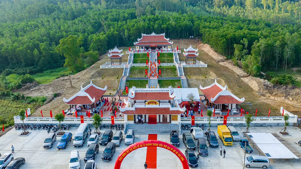 Khánh thành Đền thờ Đại tư đồ Võ Văn Dũng