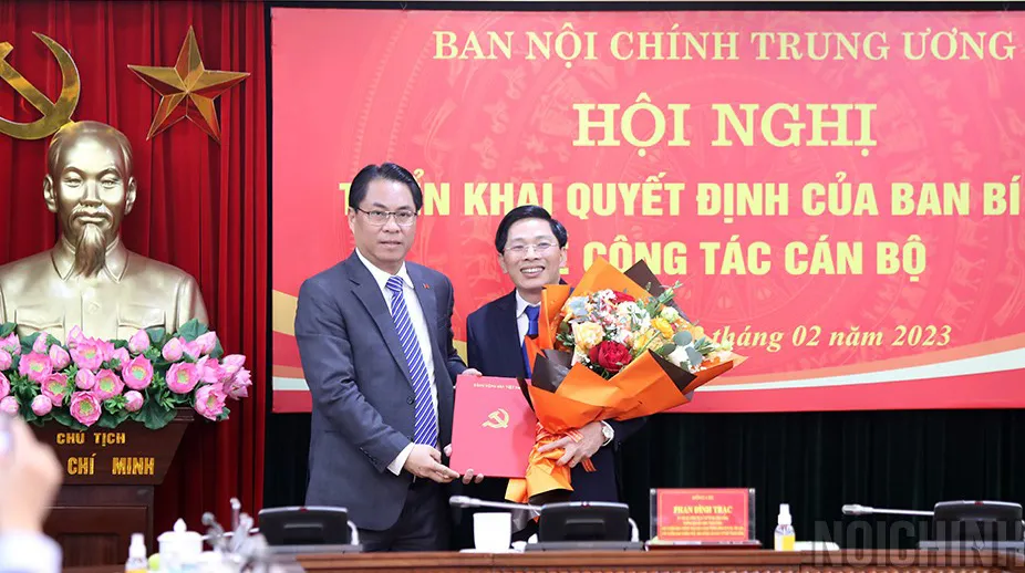 Ban Nội chính Trung ương có thêm Phó Trưởng ban