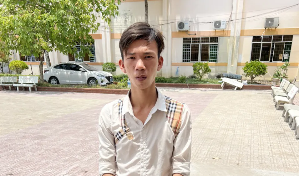 Anh Võ Văn Lợi khi bị bắt