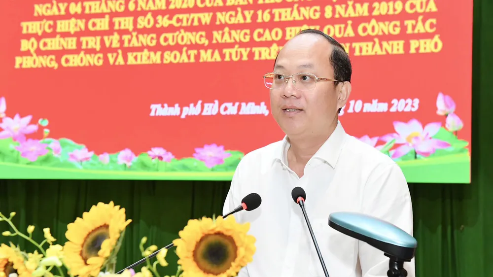 Ngăn chặn không để tội phạm ma túy lợi dụng TPHCM làm nơi sản xuất, tàng trữ, trung chuyển 