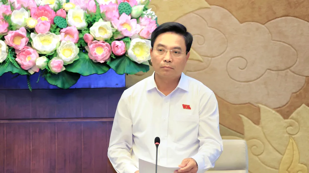 Phó Chủ tịch Quốc hội Nguyễn Doãn Anh kết luận tại buổi làm việc. Ảnh: CẨM HÀ