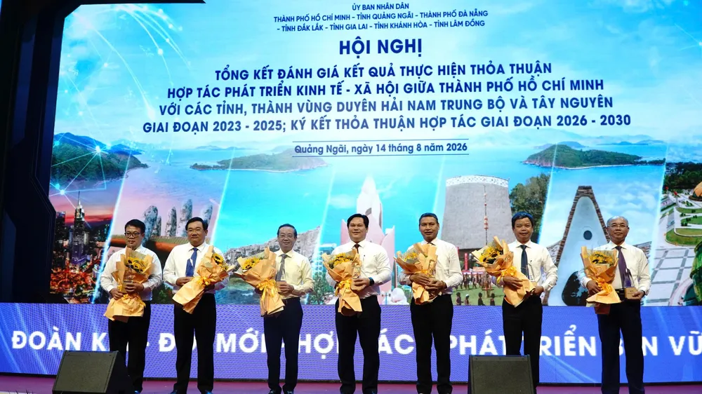TPHCM tăng cường liên kết phát triển với các tỉnh Duyên hải Nam Trung Bộ và Tây Nguyên