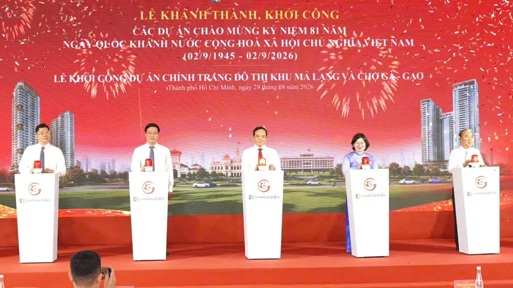 TPHCM khởi công, khánh thành 11 công trình với tổng vốn hơn 181.000 tỷ đồng