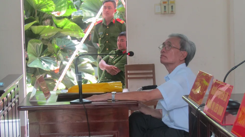 Bị cáo Nguyễn Khắc Thủy tại phiên tòa phúc thẩm