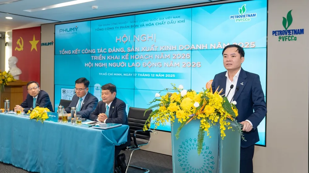 Tổng Giám đốc Petrovietnam Lê Ngọc Sơn biểu dương những kết quả nổi bật của PVFCCo-Phú Mỹ 