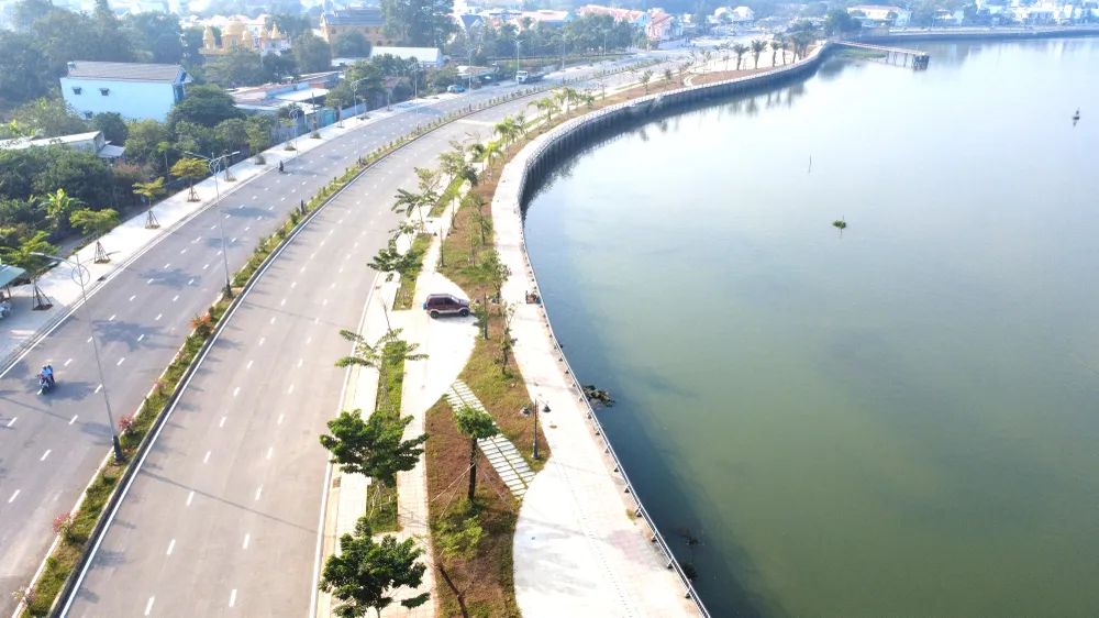 Dự án Đường ven sông Đồng Nai được thông xe kỹ thuật ngày 15-1-2026 chào mừng Đại hội Đại biểu toàn quốc lần thứ XIV của Đảng 