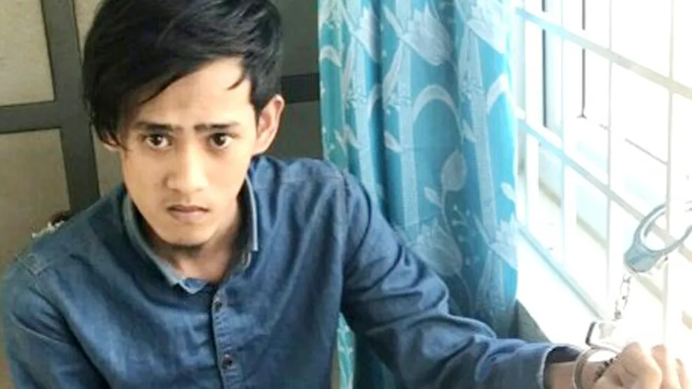 Đối tượng Lê Chánh Thanh Tùng tại cơ quan điều tra 