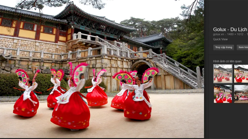 Hình ảnh tour du lịch Hàn Quốc của Công ty TNHH Thương mại Dịch vụ Quảng cáo Golux trên mạng