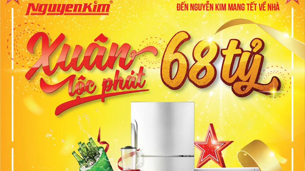 Xuân lộc phát 68 tỷ - Ðến Nguyễn Kim mang tết về nhà
