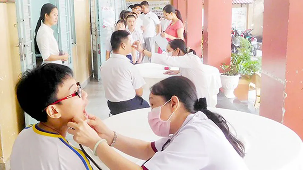 TPHCM: Kiểm tra công tác y tế trường học năm học 2017-2018